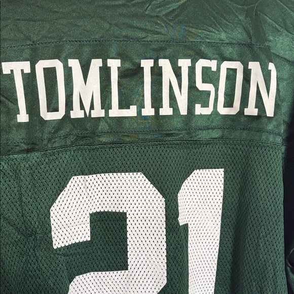 NFL Reebok OnField New York #21 Tomlinson Green Jersey - Picture 8 of 10